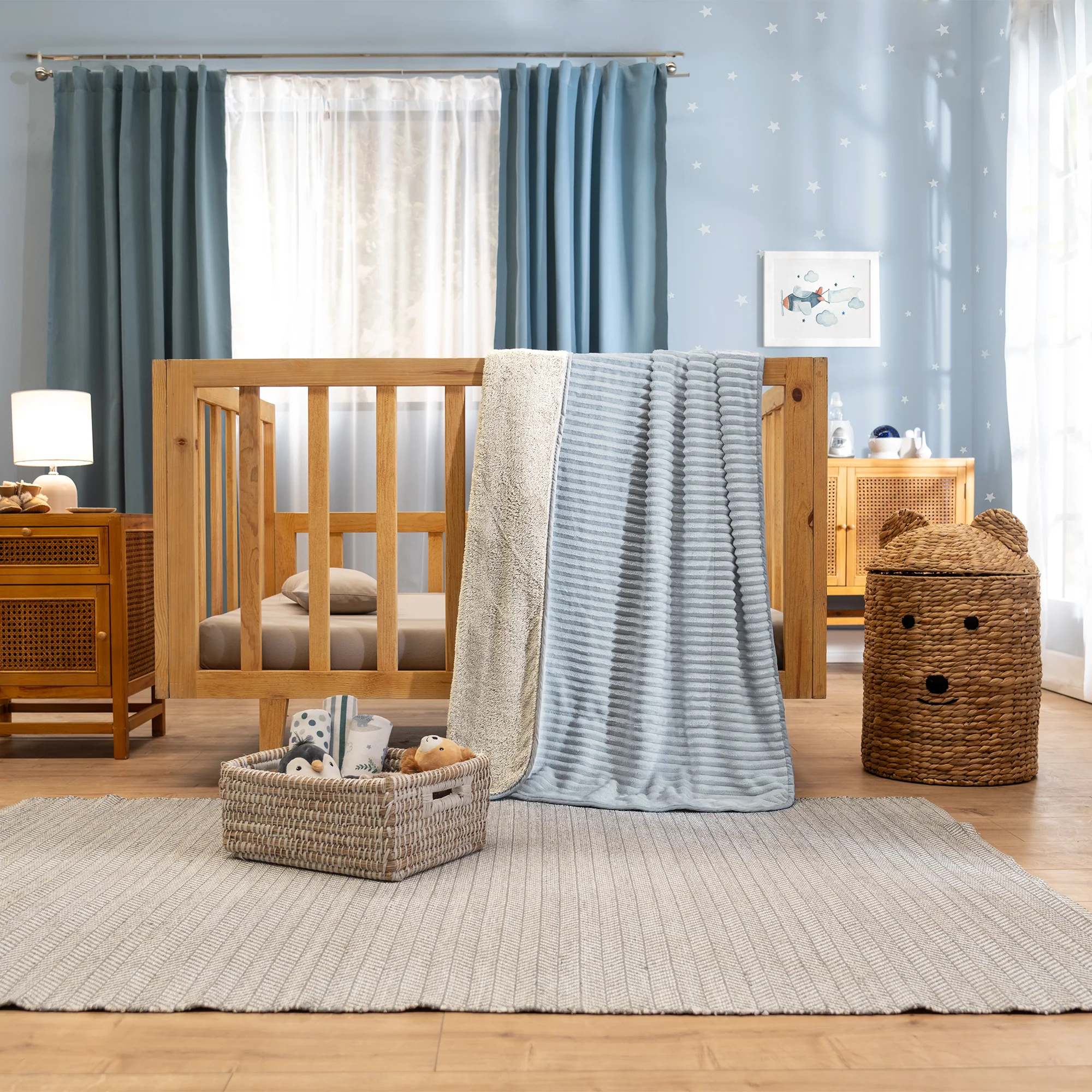 Cobertor Baby Siberia Blue