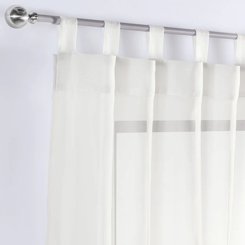 Cortinas TranslĂșcidas Tergal Beige