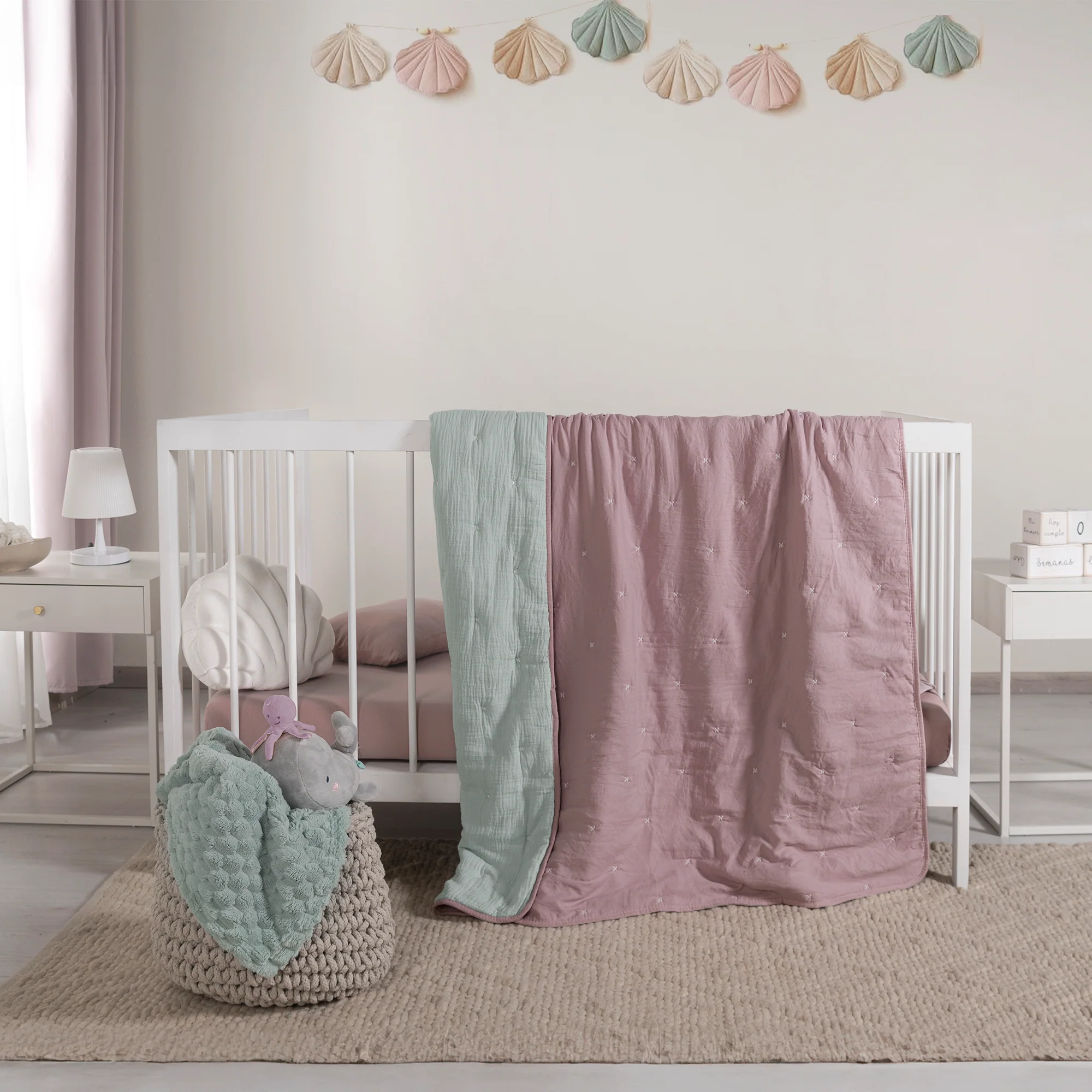 Edredón Baby Voga Muselina Mint - Image 3
