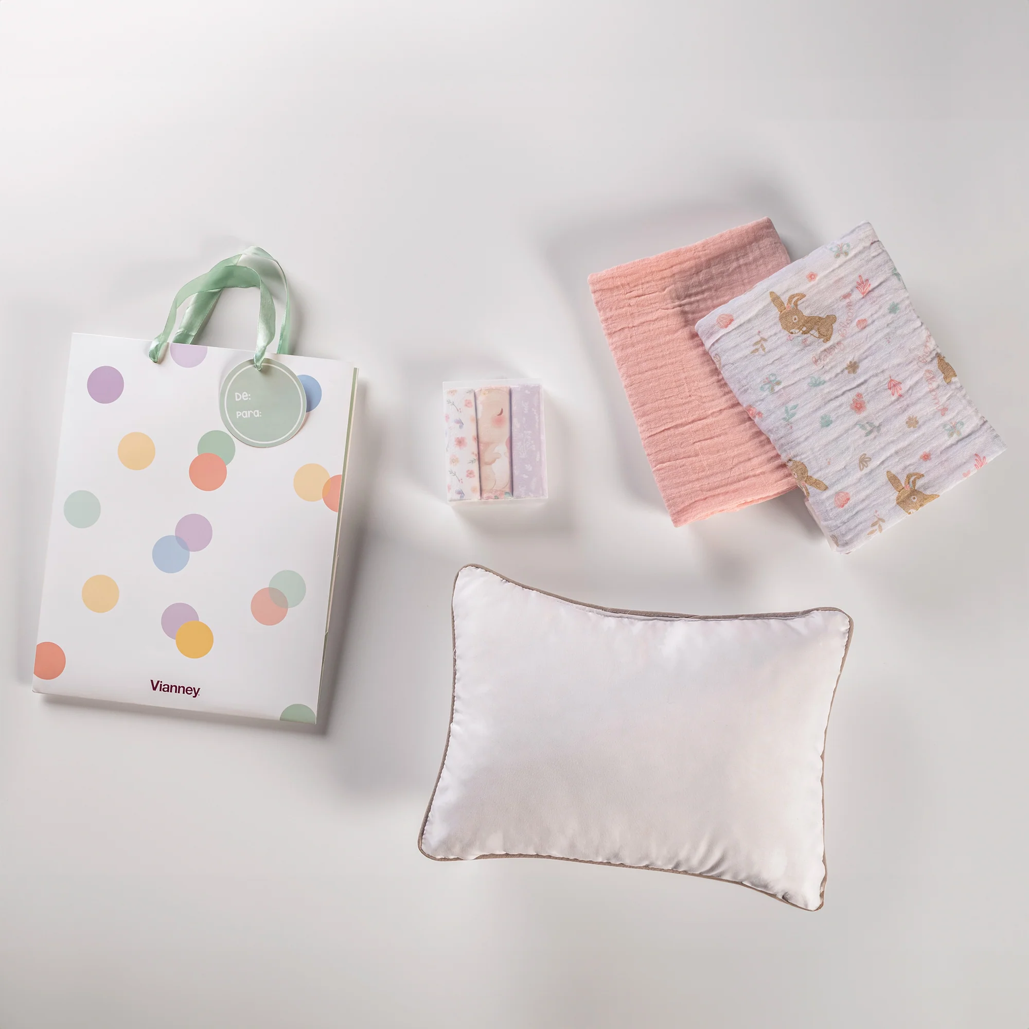 Kit De Regalo Muselina Conejitas