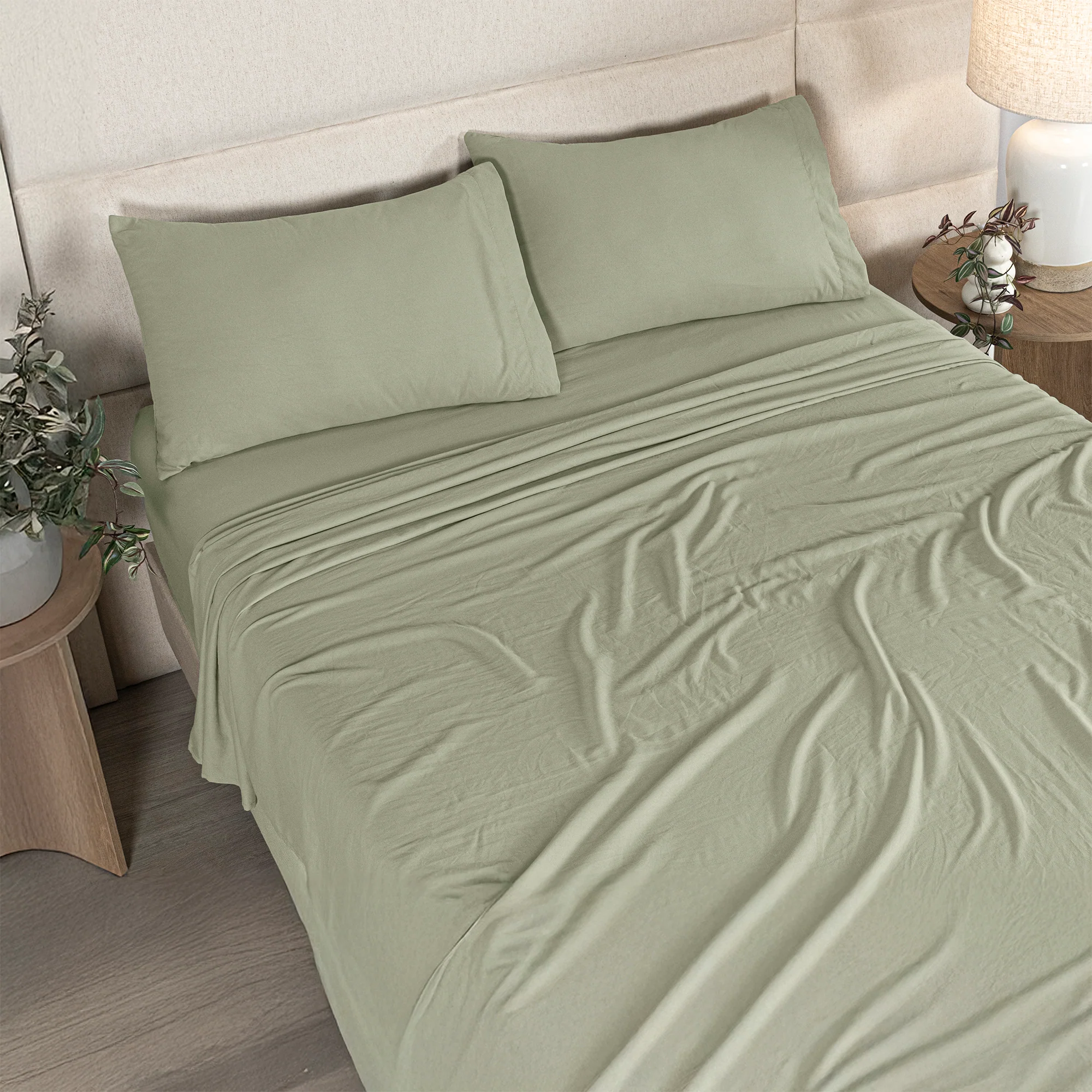 Sábanas Viasoft Washed Matcha - Image 3